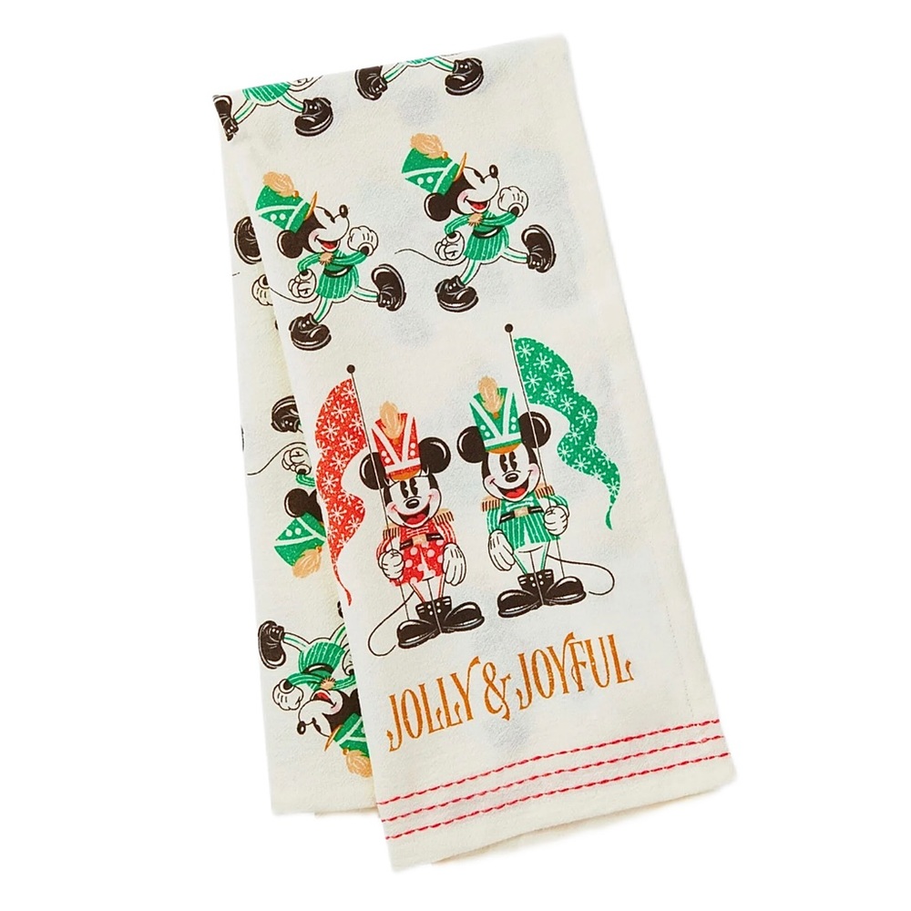 ✨🆕🏰HALLMARK:THE WONDER OF DISNEY, THE HEART OF HALLMARK NUTCRACKER TEA TOWEL🏰